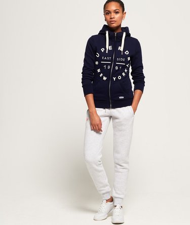 Applique Zip Hoodie Image 3