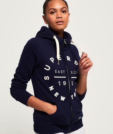 Applique Zip Hoodie Image 1