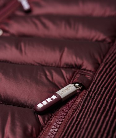 Giubbotto smanicato con doppia zip Luxe Chevron Image 8