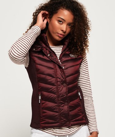 Giubbotto smanicato con doppia zip Luxe Chevron Image 1