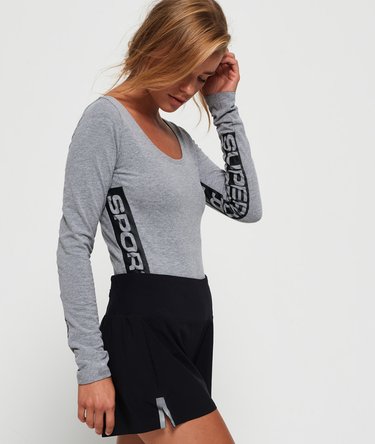 Klassischer Street Sport Bodysuit mit langen Ärmeln Image 1