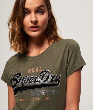 Vintage Logo Star Sequin Top Image 5