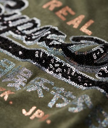 Vintage Logo Star Sequin Top Image 7