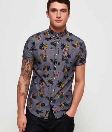 Kurzärmeliges Shoreditch Button-Down-Hemd mit kurzen Ärmeln Image 1