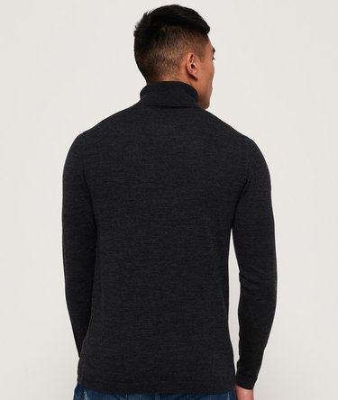 Merino Roll Neck Jumper Image 4
