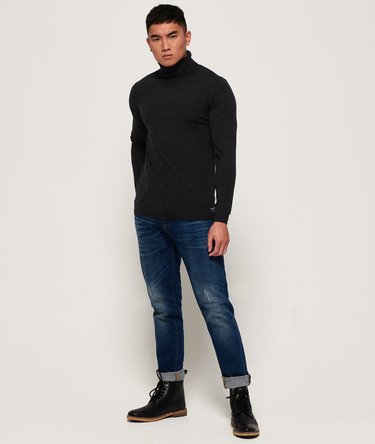 Merino Roll Neck Jumper Image 3