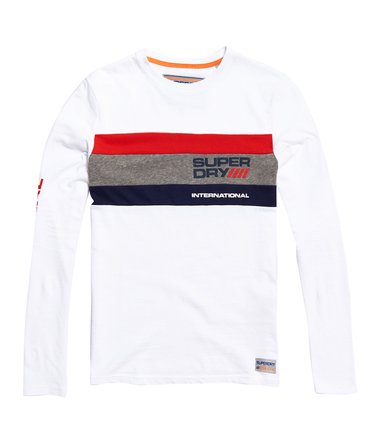 Trophy Tri Colour Long Sleeve T-Shirt Image 2