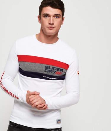Trophy Tri Colour Long Sleeve T-Shirt Image 1