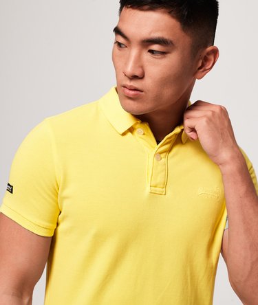 Vintage Destroyed Pique Polo Shirt Image 5
