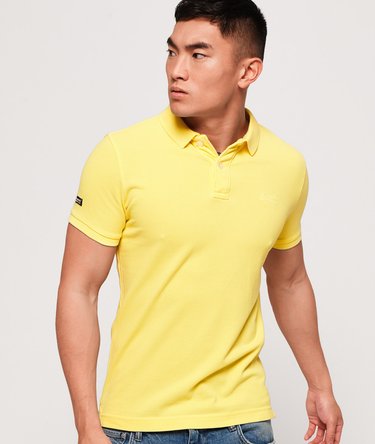 Vintage Destroyed Pique Polo Shirt Image 1