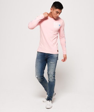 Ticket Type Langarm-T-Shirt in Pastellfarben Image 3