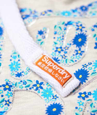 Stacker Infill Hoodie mit Blumenmuster Image 8