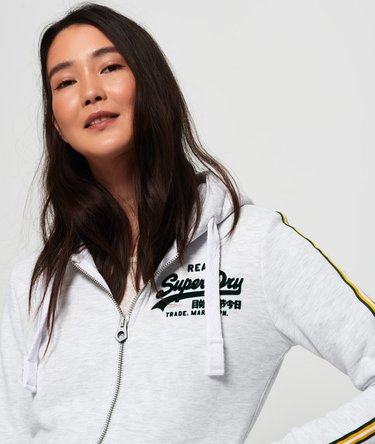 Vintage Logo Zip Hoodie Image 5