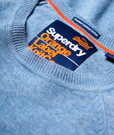 Orange Label Cotton Crew Jumper Image 6