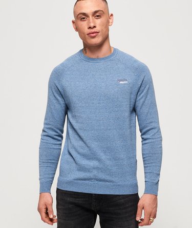 Orange Label Cotton Crew Jumper Image 1