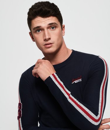 Orange Label Sport Stripe Long Sleeve T-Shirt Image 5