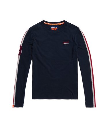 Orange Label Sport Stripe Long Sleeve T-Shirt Image 2