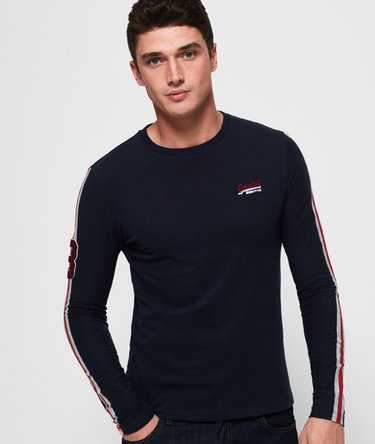 Orange Label Sport Stripe Long Sleeve T-Shirt Image 1