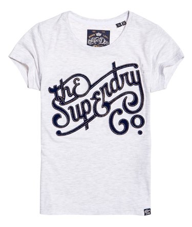 T-shirt à logo floqué en relief Super Co Image 2