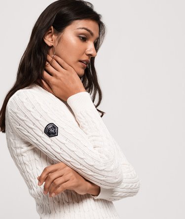 Croyde Bay Cable Knit Jumper Image 5
