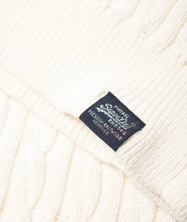 Croyde Bay Cable Knit Jumper Image 8