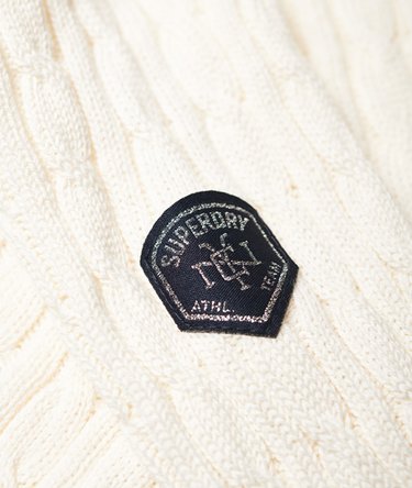 Croyde Bay Cable Knit Jumper Image 7