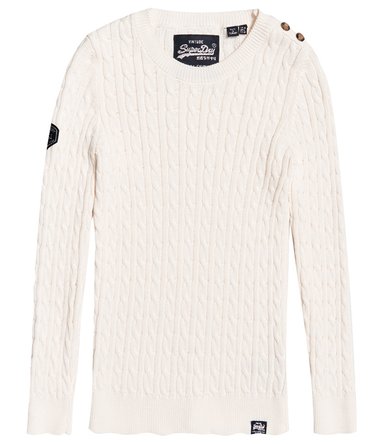 Croyde Bay Cable Knit Jumper Image 2