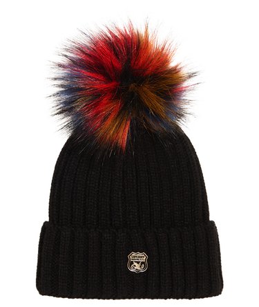 Bonnet à pompon fluo Faye Image 2