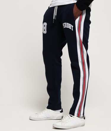 Pantalon de survêtement à logo appliqué et bande International Image 1