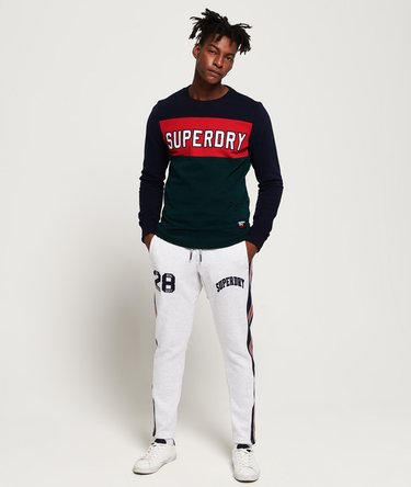 Pantalon de survêtement à logo appliqué et bande International Image 2