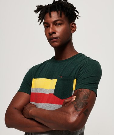 Terrace Stripe Pocket T-Shirt Image 5