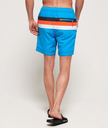 Waterpolo badebukser med stribedesign Image 3