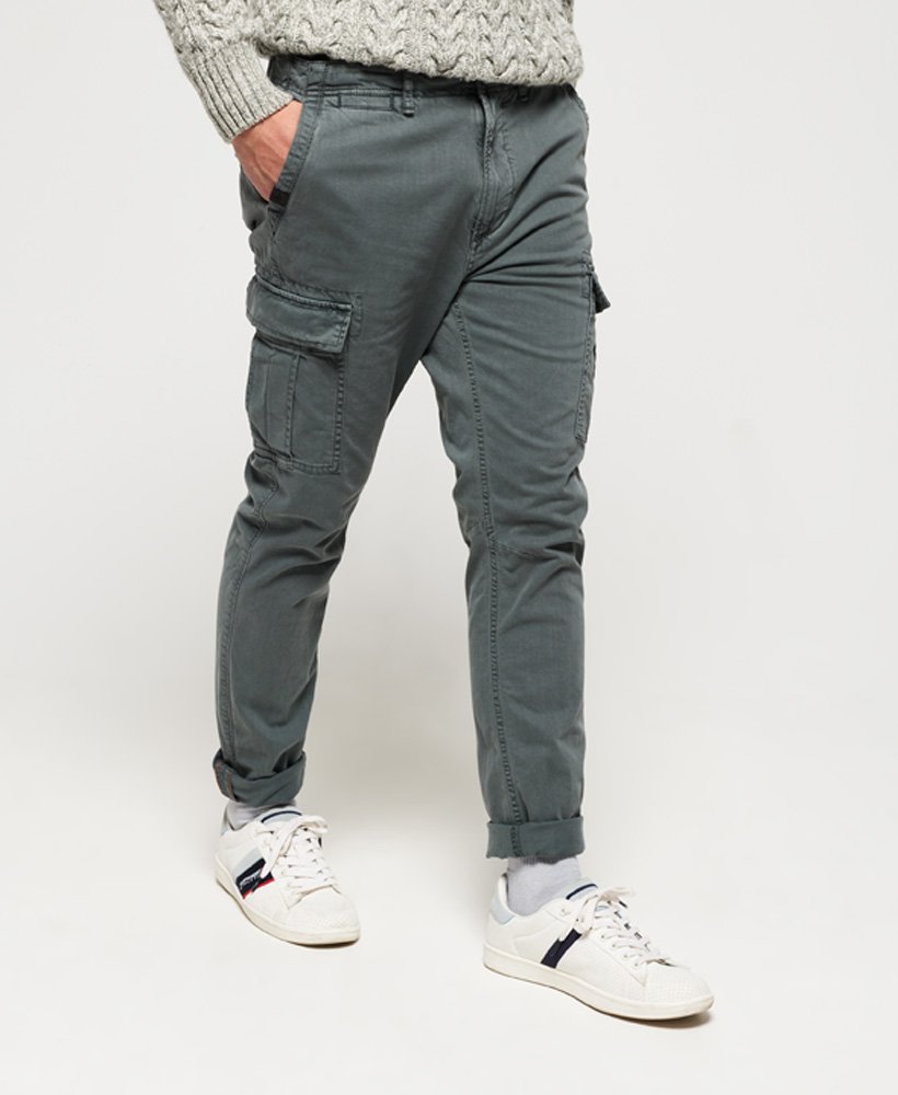 mens Surplus Goods Cargo Pants in Gasoline Blue | Superdry US