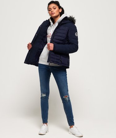 Elements Hybrid Tweed-Kapuzenjacke Image 3