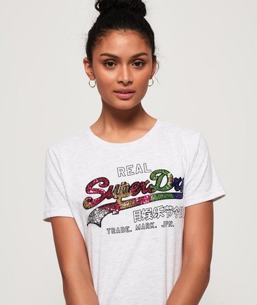 Vintage Logo Carnival Sequin T-Shirt Image 5