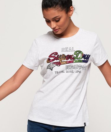 Vintage Logo Carnival Sequin T-Shirt Image 1