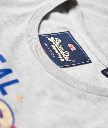 Vintage Logo Foil Stripe T-Shirt Image 6