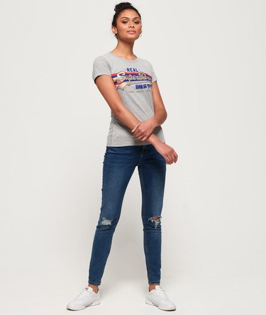 Vintage Logo Foil Stripe T-Shirt Image 3