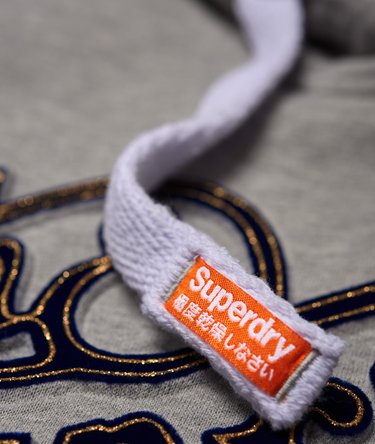 Sweat à capuche avec logo floqué en relief Super Image 7