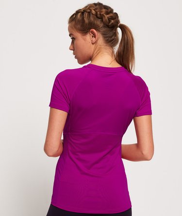 Figurbetontes Core T-Shirt mit Netzeinsatz Image 4