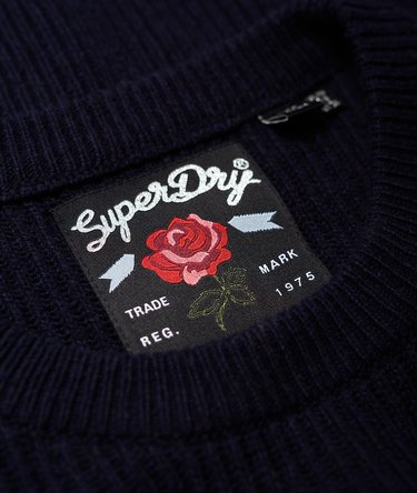 Layla Embroidered Ribbed Crew Jumper Image 6
