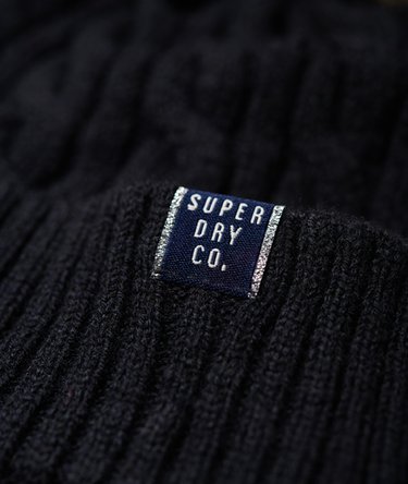 Croyde Cable Beanie Image 3