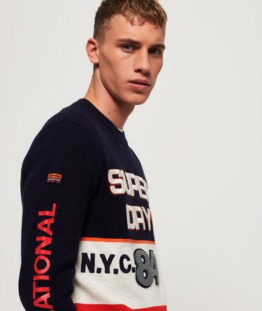 Jersey de cuello redondo con logo Mega Image 5