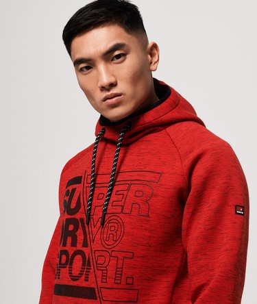 Gym Tech Stretch Graphic Overhead Hoodie Image 4