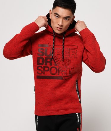 Gym Tech Stretch Graphic Overhead Hoodie Image 1