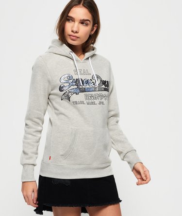 Vintage Logo Carnival Hoodie mit Paillettenbesatz Image 1