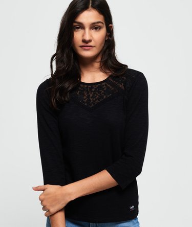 Whitney Embroidered Long Sleeve Top Image 1