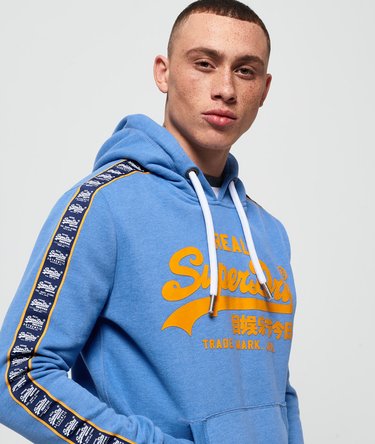 Vintage Logo Repeat Panel Hoodie Image 5