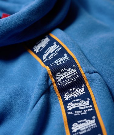 Vintage Logo Repeat Panel Hoodie Image 7