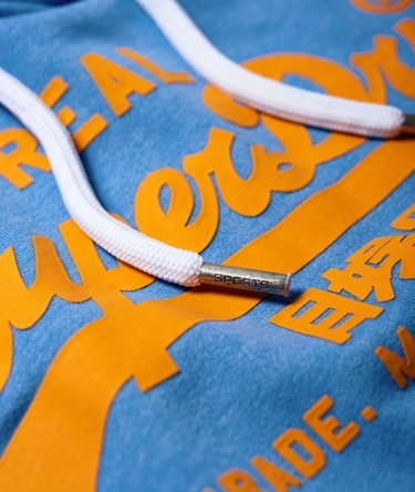Vintage Logo Repeat Panel Hoodie Image 8